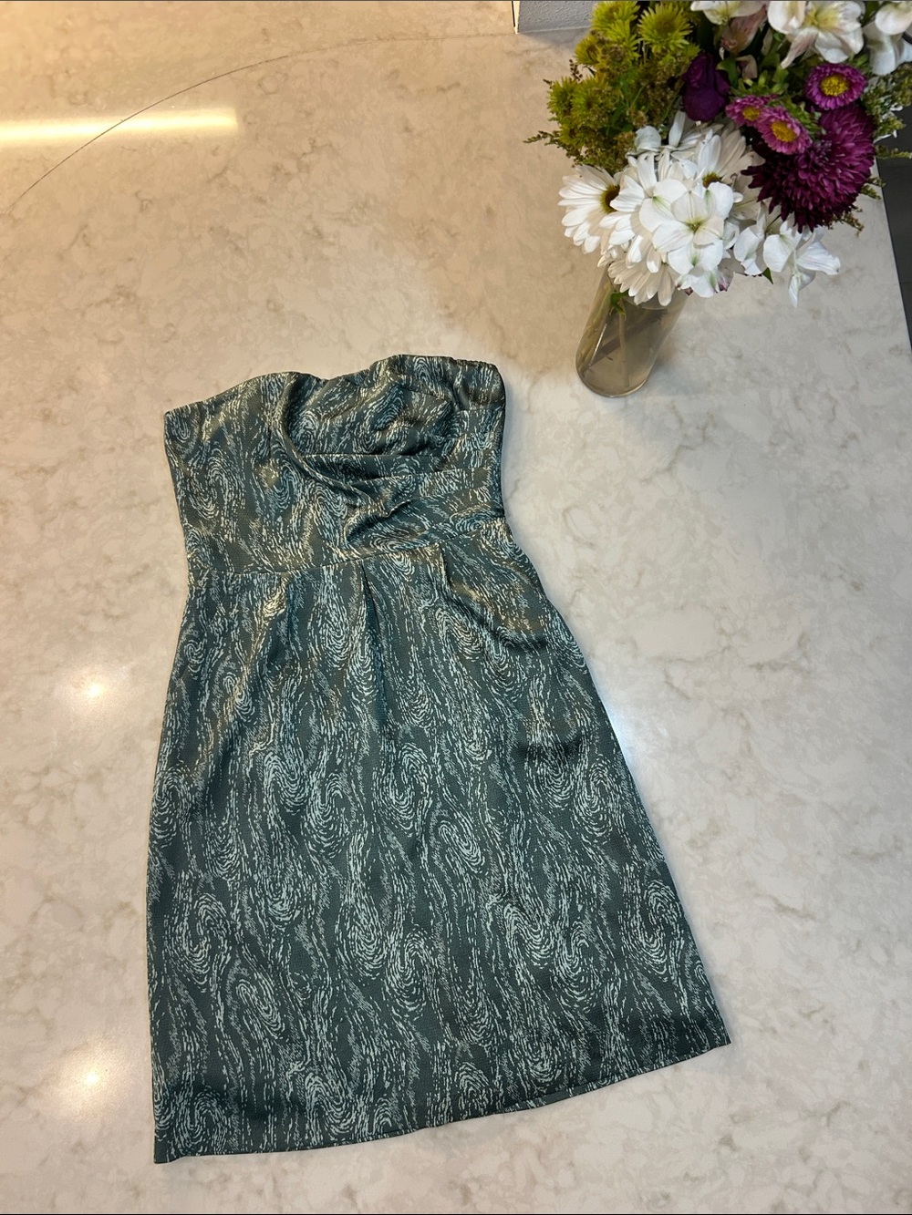 The Limited vintage strapless cocktail dress